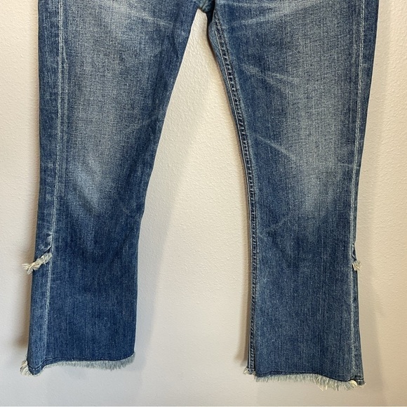 Citizen of Humanity Drew Fray High Rise Crop Flare 25 - Picture 5 of 12